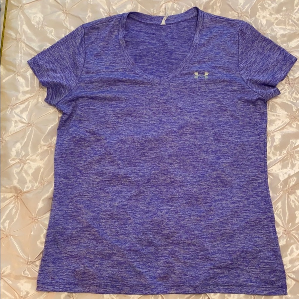 Purple Under Armour Tee :: Size Large